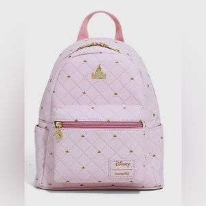 Disney Loungefly baby pink castle bag